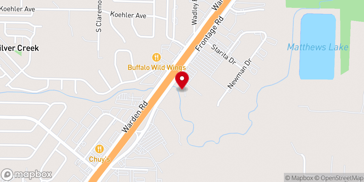 Map showing location of Impact Church