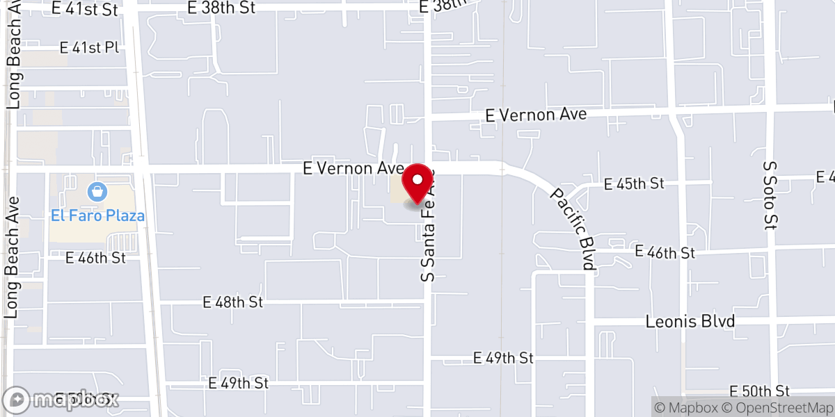 Map showing location of Holy Angels Church of the Deaf