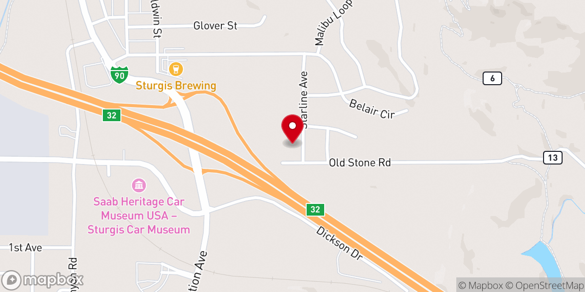 Map showing location of Sturgis Church Of Christ