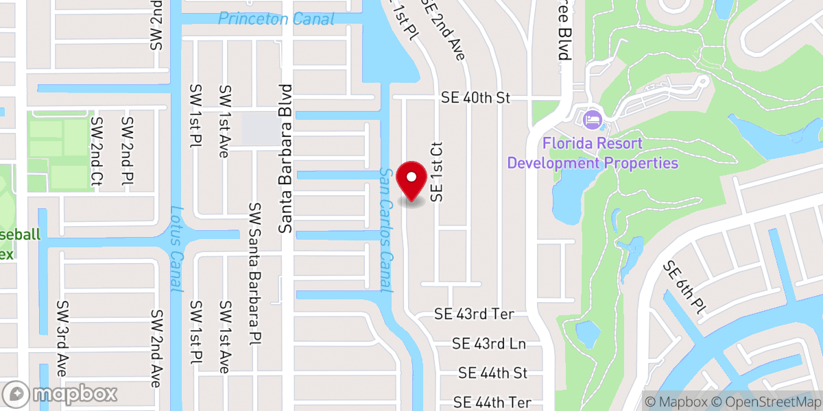 Map showing location of St Katerine drexell church