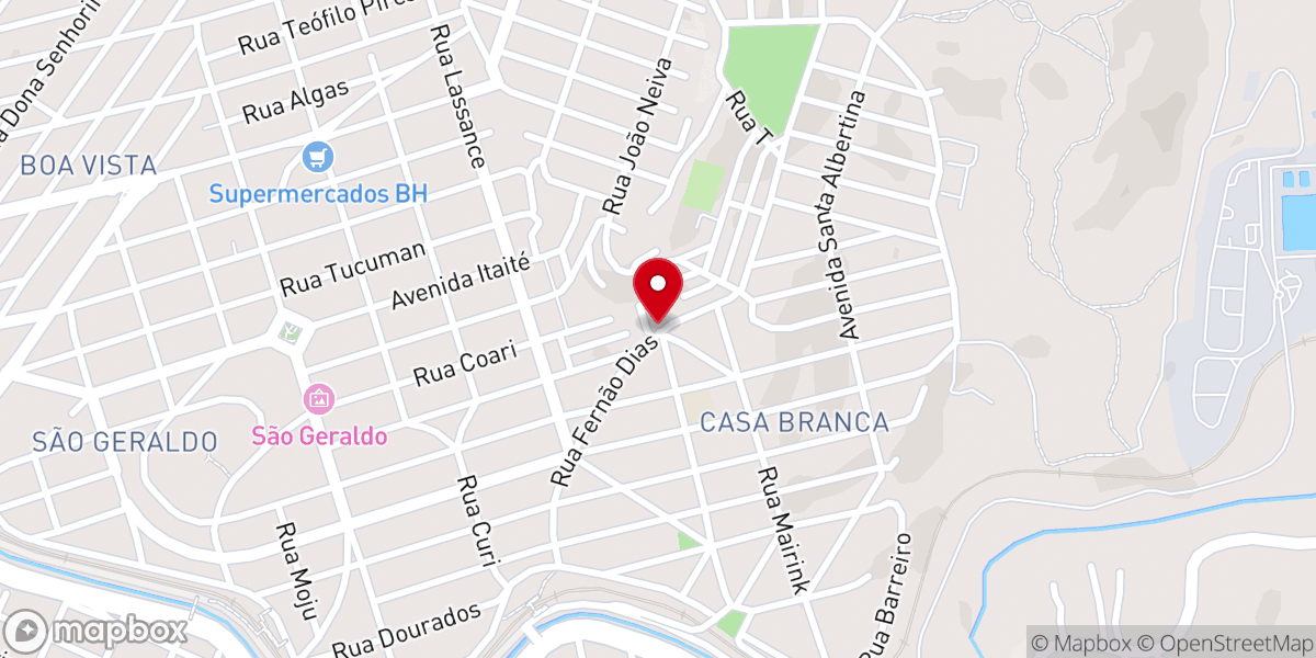 Map showing location of Igreja Pentecostal Deus Vivo
