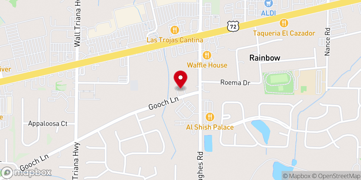 Map showing location of Grady-Madison AME Church