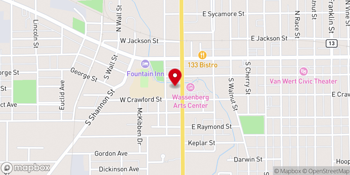 Map showing location of Just For You Flowers and Gifts