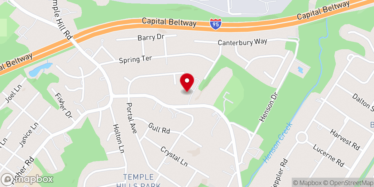 Map showing location of Corkran Memorial United Methodist