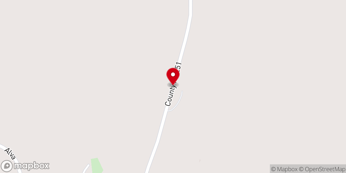 Map showing location of Mt. Pleasant Mb Church