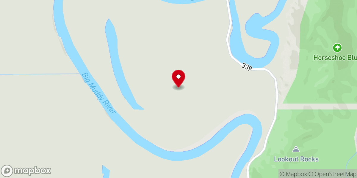 Map showing location of Pomona, IL 62975