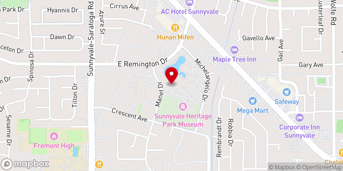 Map showing location of Renewal Church