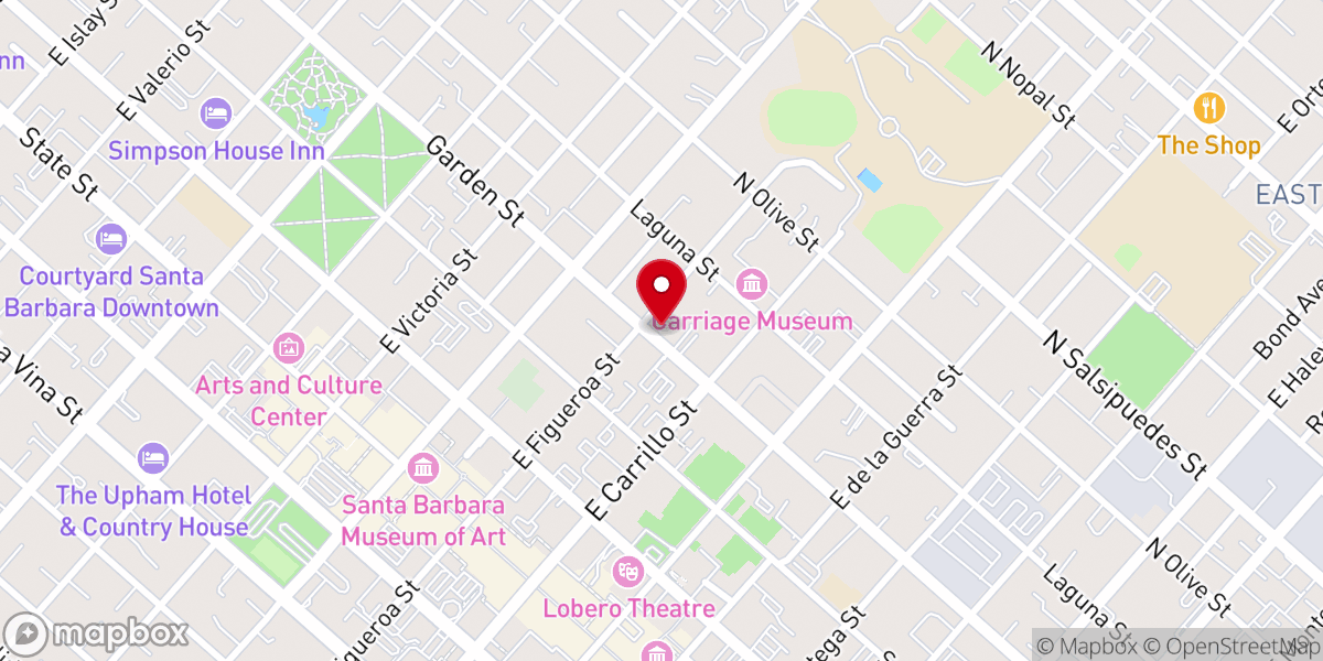 Map showing location of Spiritualist Church of the Comforter