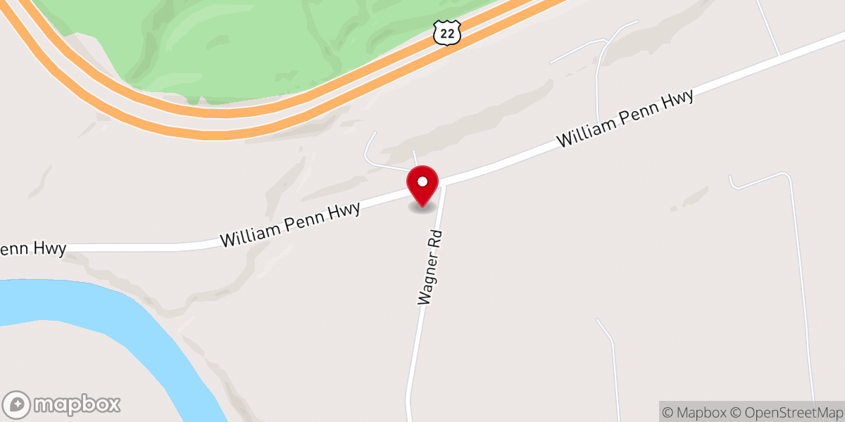 Map showing location of Cornerstone Community Church