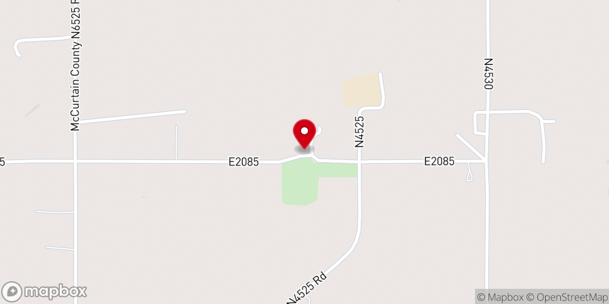 Map showing location of Wheelock Church