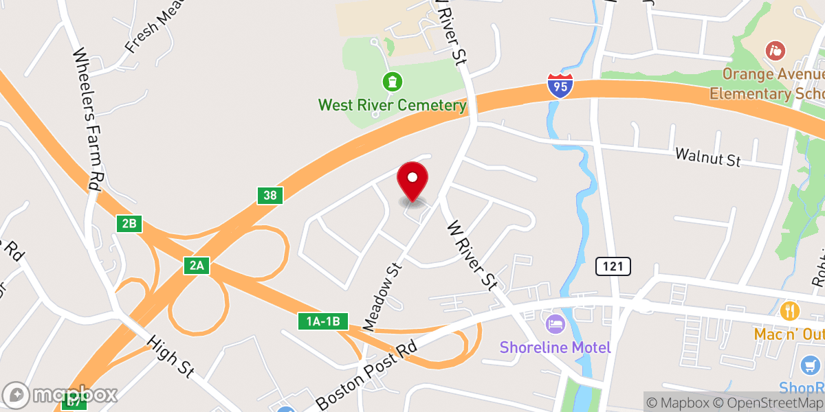 Map showing location of Cornerstone Christian Center - Main Office