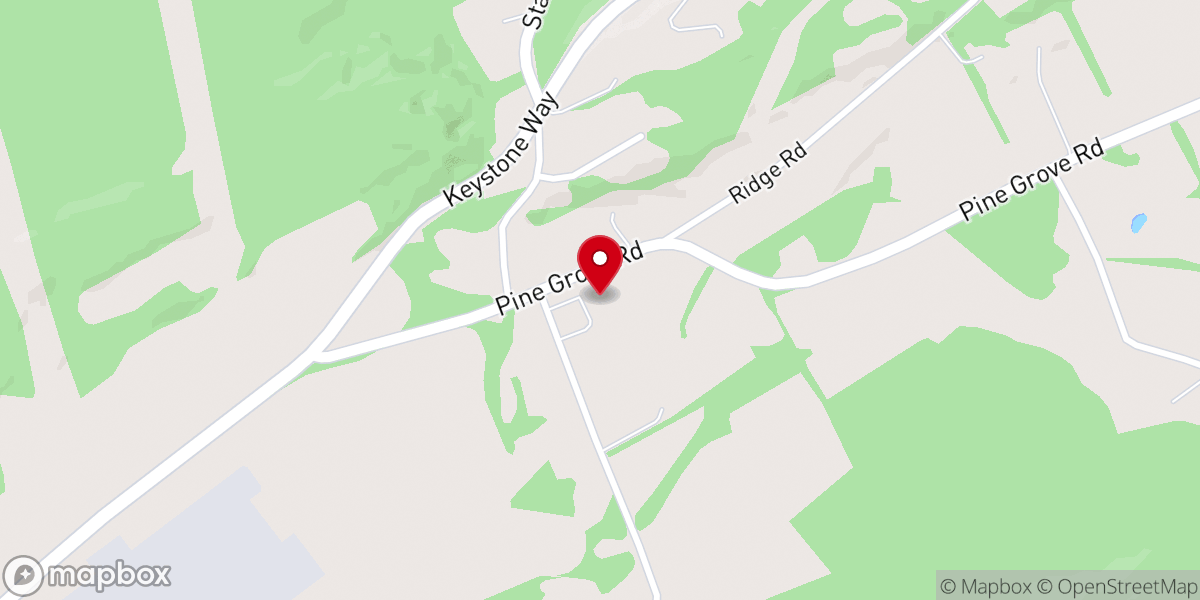 Map showing location of River of Life Community Church