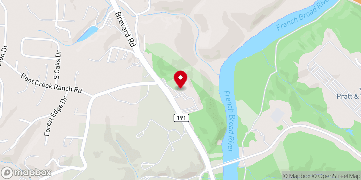 Map showing location of Steadfast Church