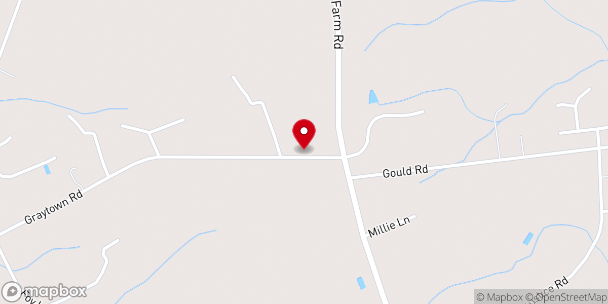 Map showing location of Little Mission Temple