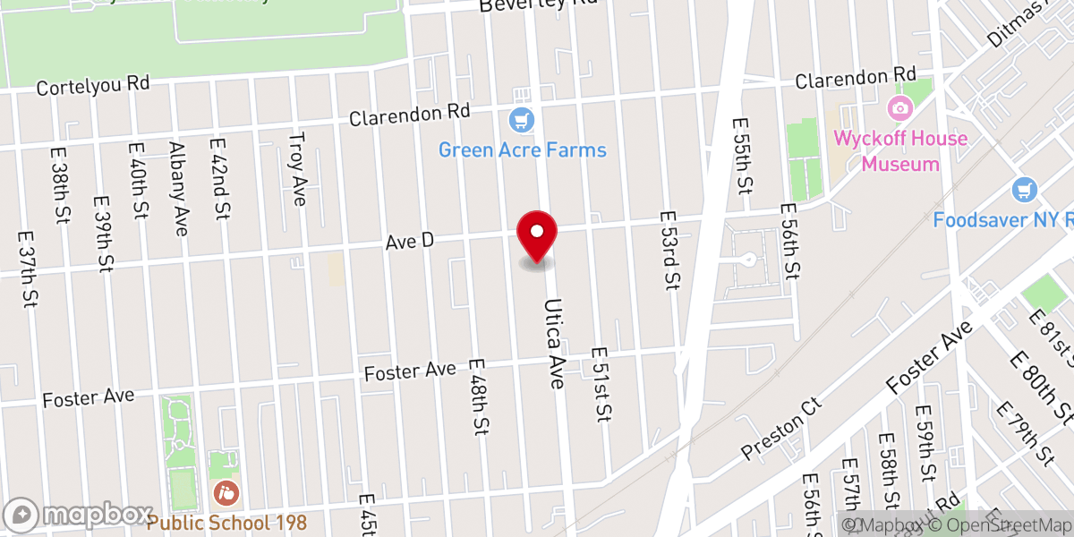 Map showing location of Tabernacle of Praise Cathedral