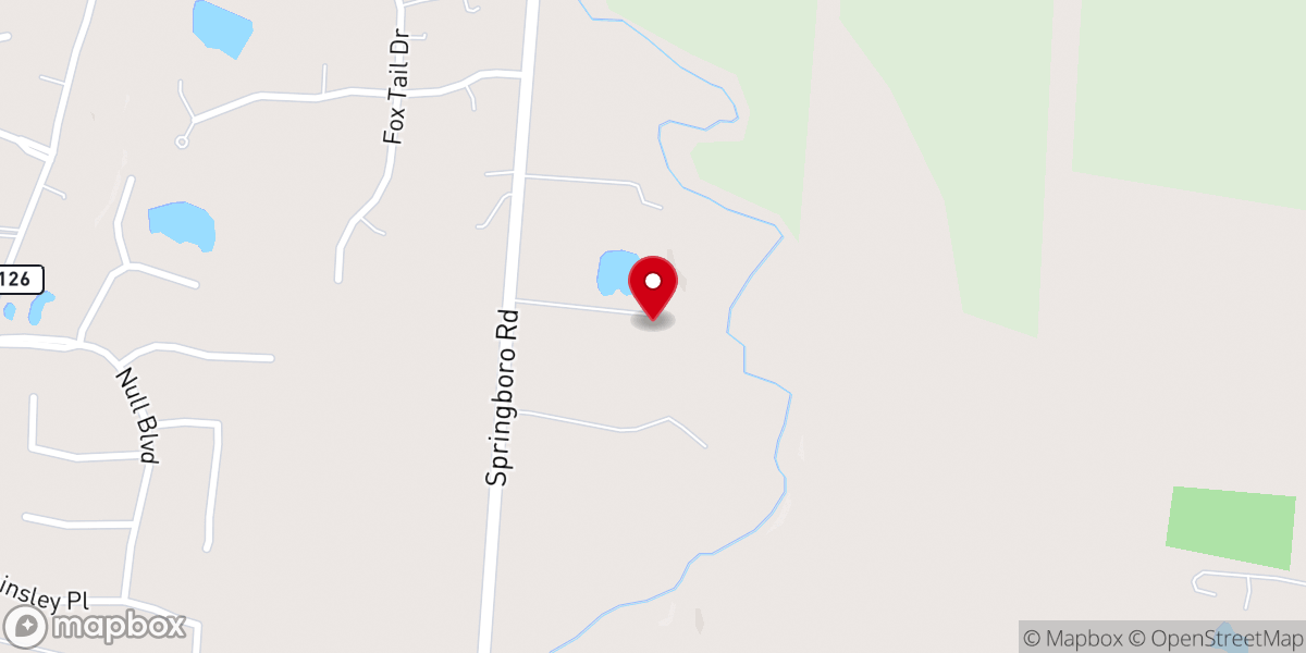 Map showing location of The Honey Farm - a barn venue in Lebanon, Ohio