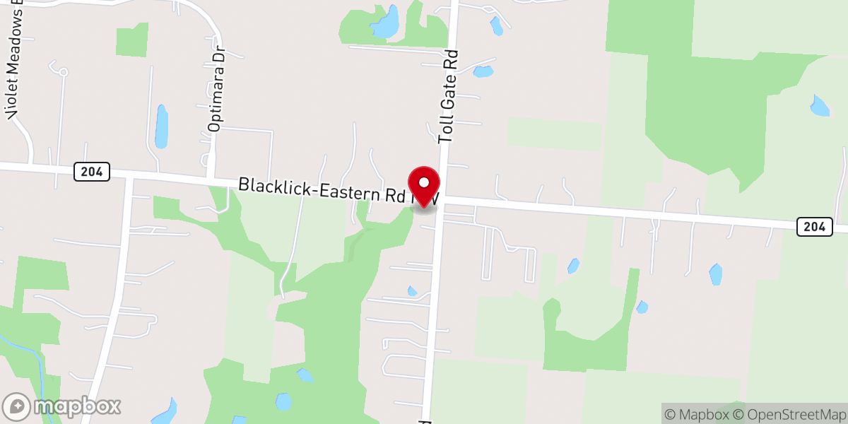 Map showing location of The Family Church of Pickerington