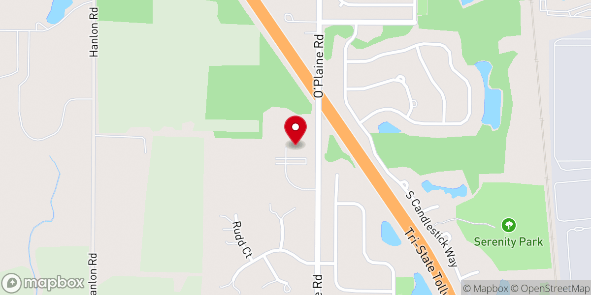 Map showing location of St Demetrios Greek Orthodox Church