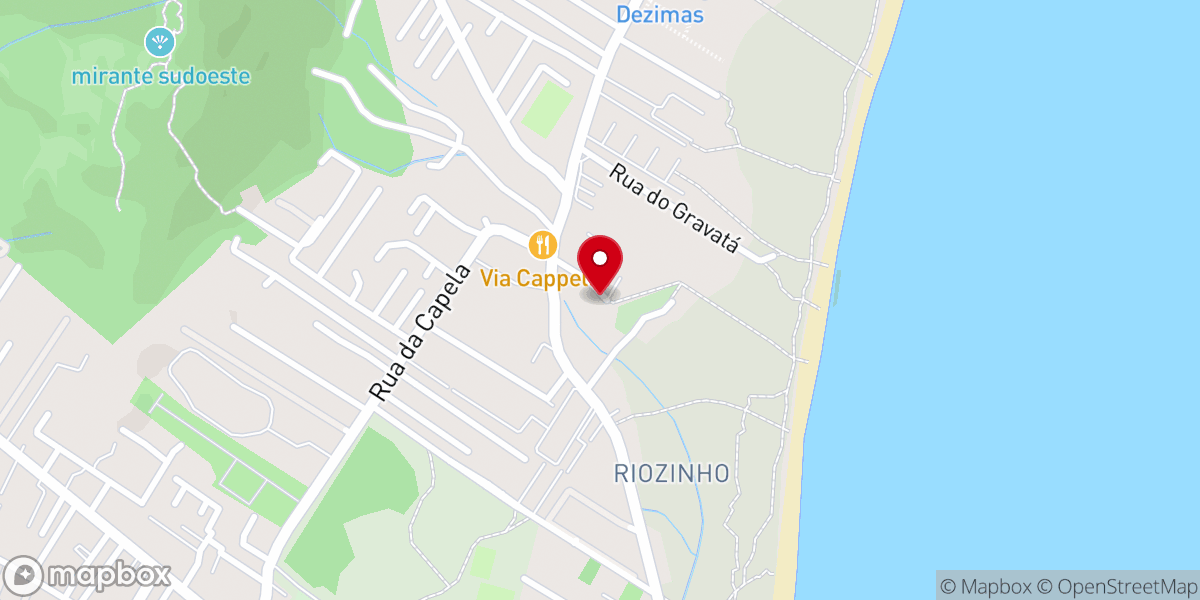 Map showing location of Igreja São Sebastião