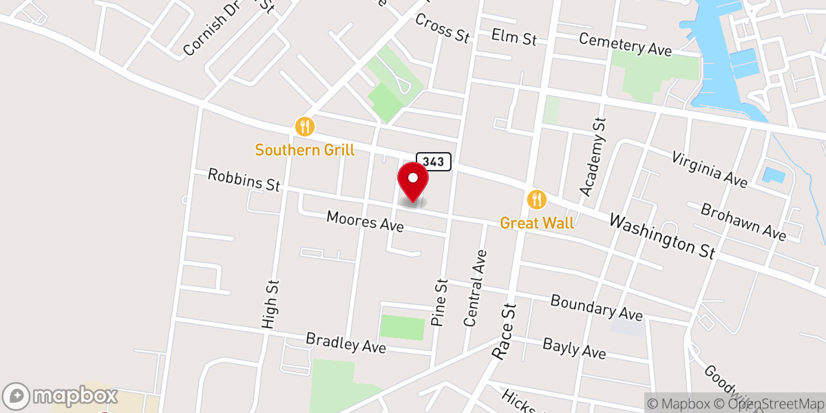 Map showing location of Agape Temple of Praise & Ministries