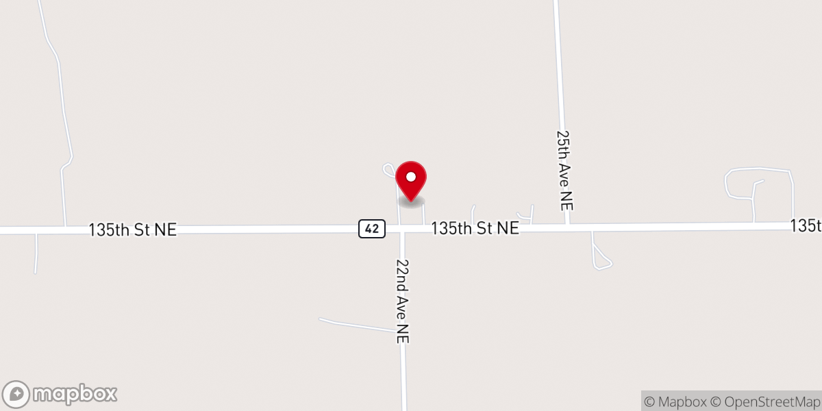 Map showing location of Graham United Methodist Church