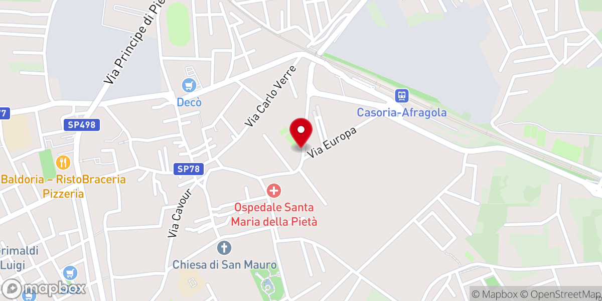 Map showing location of Oratorio Parrocchiale San Mauro Abate