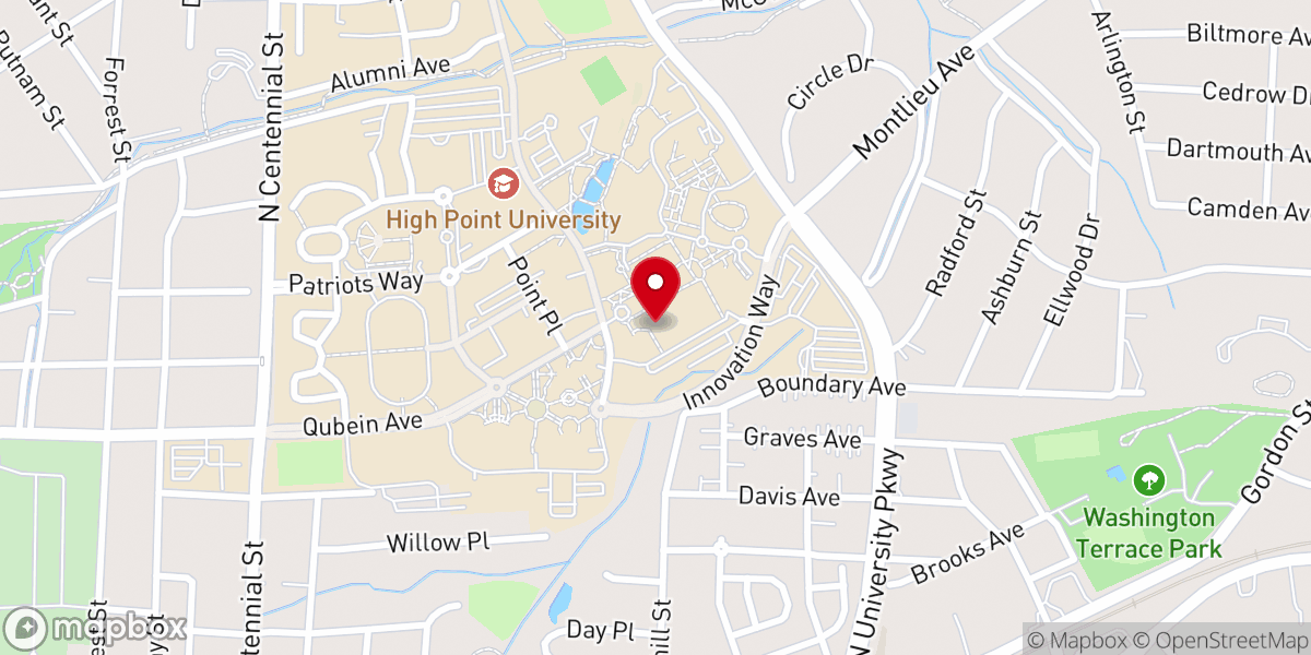 Map showing location of Hayworth Chapel