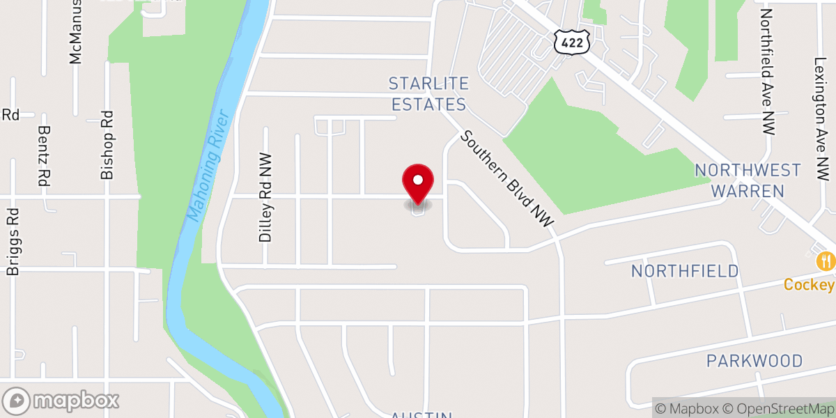 Map showing location of New Creation Bible Fellowship (Church)
