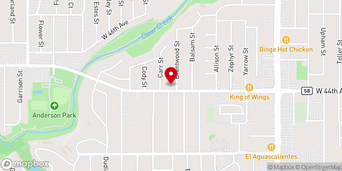 Map showing location of St James Episcopal Church