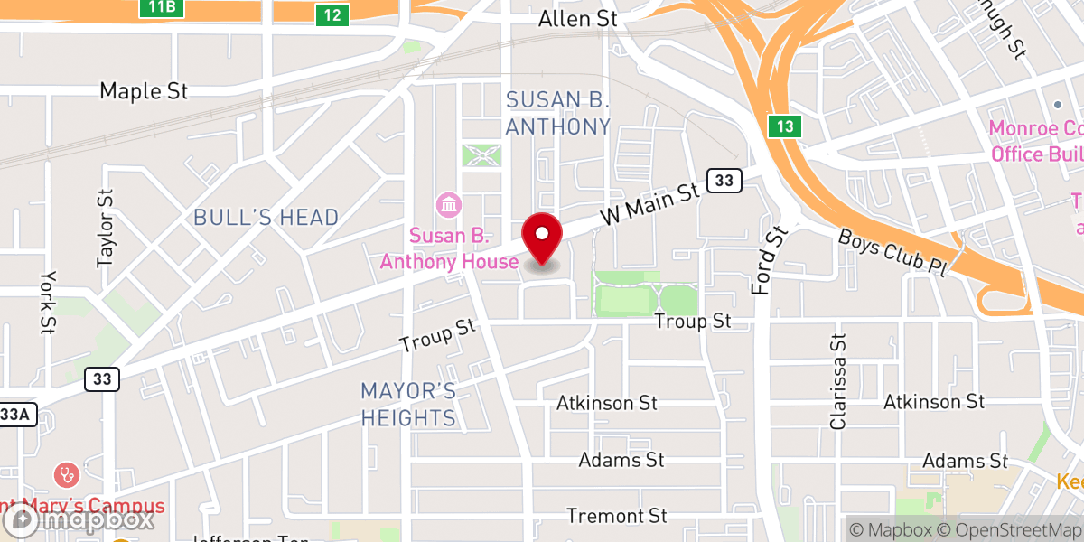 Map showing location of Ark of the Covenant Church of God by Faith