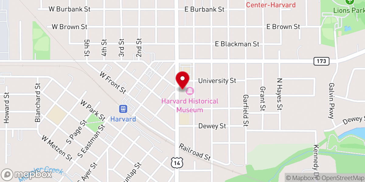 Map showing location of New Life Pentecostal Church