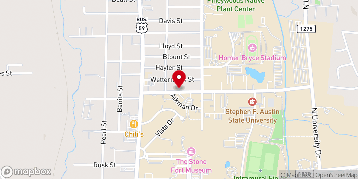 Map showing location of St. Mary's Chapel