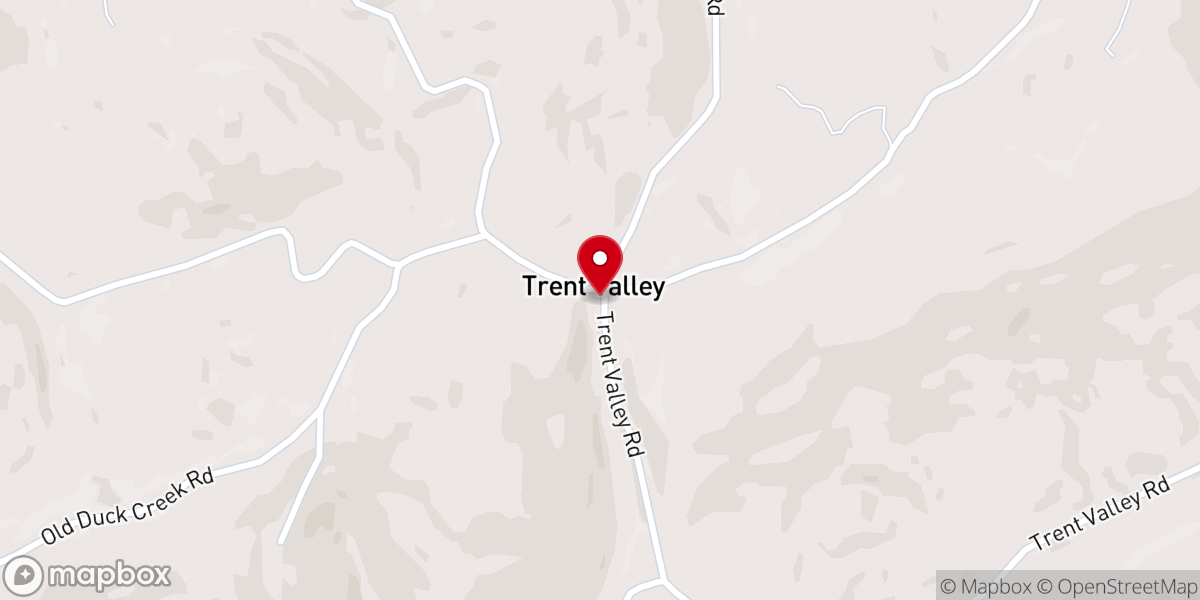 Map showing location of Trent Valley Missionary Baptist Church