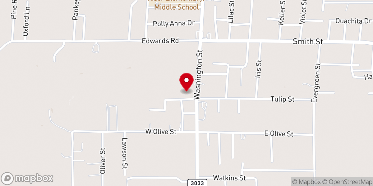 Map showing location of Lighthouse of Bawcomville Community Church