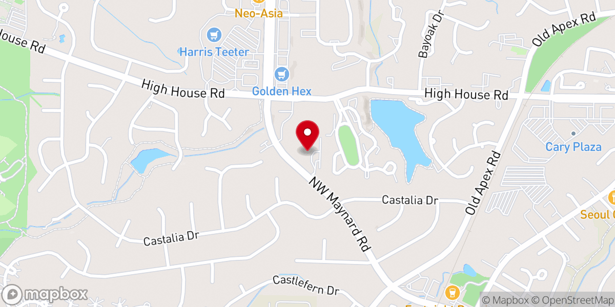 Map showing location of Good Shepherd United Church of Christ