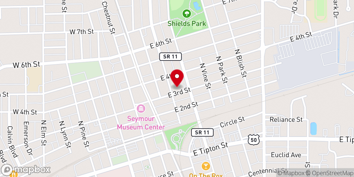 Map showing location of First United Methodist Church