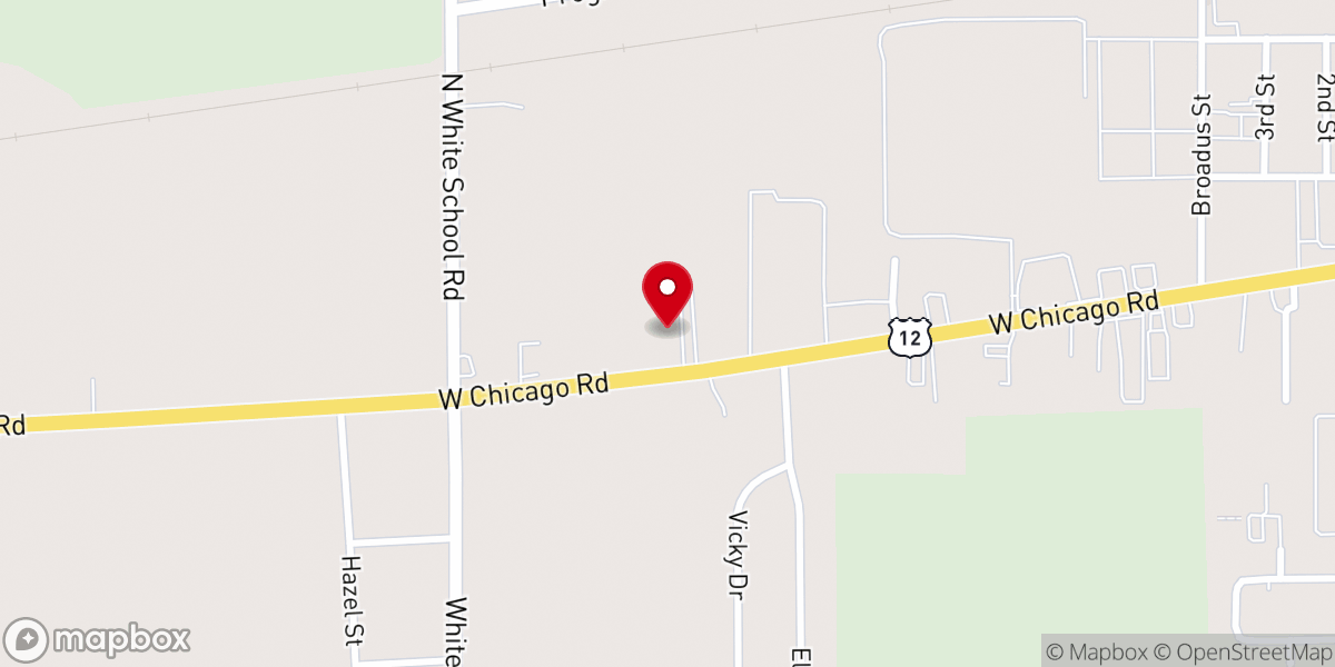 Map showing location of Gracepoint Baptist Church