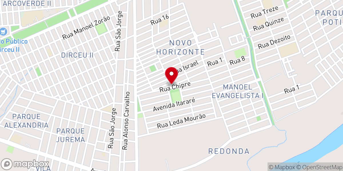 Map showing location of Igreja Assembleia de Deus Madureira da Rua Irlanda