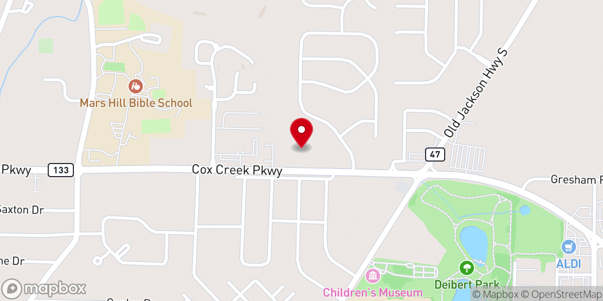 Map showing location of St James Methodist Church
