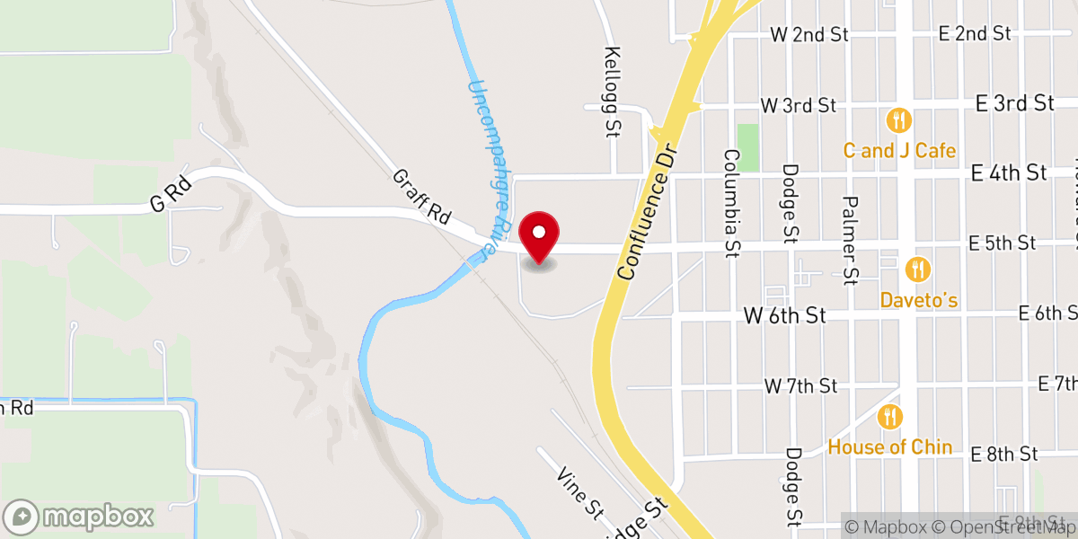 Map showing location of Delta Sales Yard