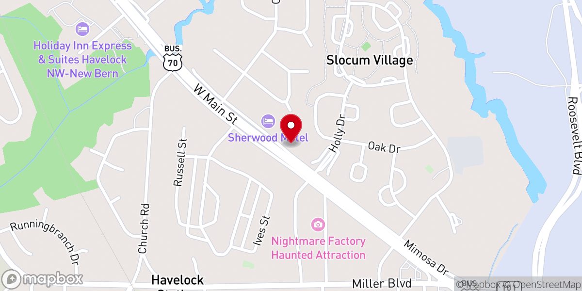 Map showing location of City of Majesty Tabernacle of Praise