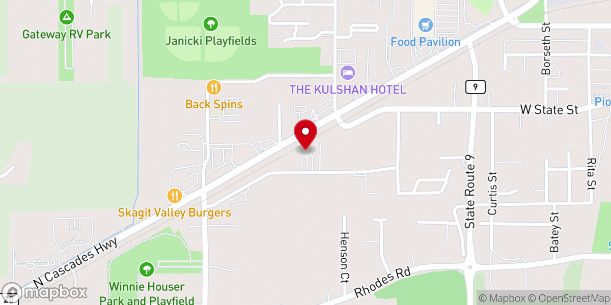 Map showing location of CGSW Church