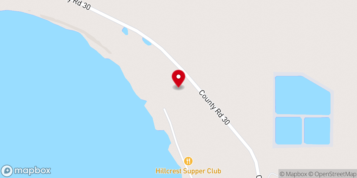 Map showing location of Deeper Life Bible Camp