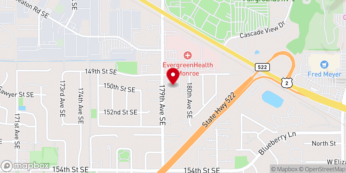 Map showing location of Living Water Baptist Church (Slavic Church)