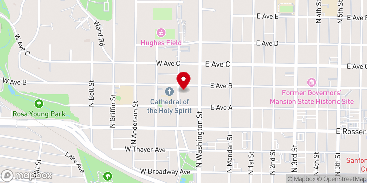 Map showing location of Society of St. Vincent de Paul