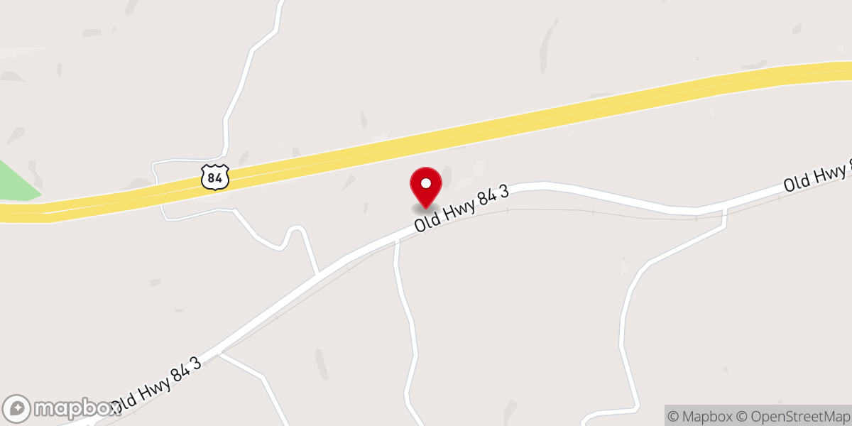 Map showing location of Cranfield Baptist Church