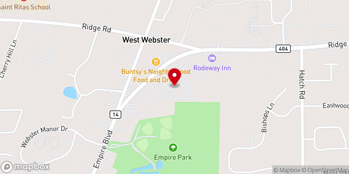 Map showing location of AMC Webster 12