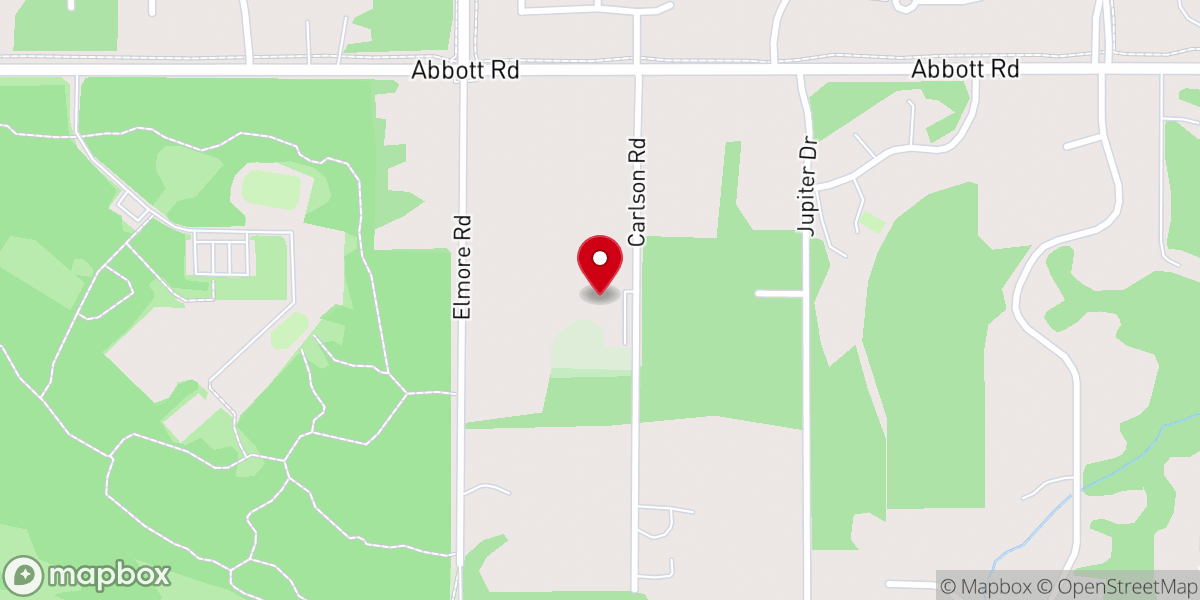 Map showing location of Korean United Methodist Church