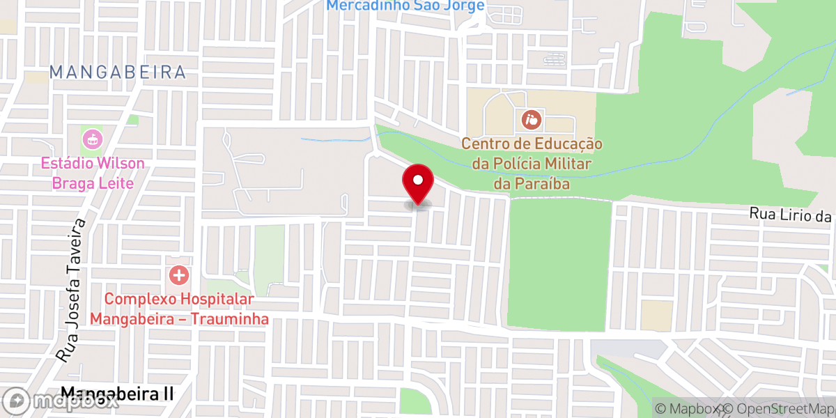 Map showing location of Primeira Igreja Batista em Cidade Verde