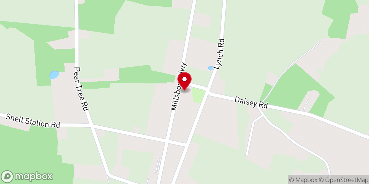 Map showing location of Gumboro Community Center